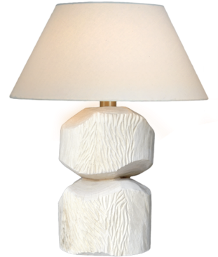 Modern Carved Wood Lamp - Lampshade (400x400), Png Download