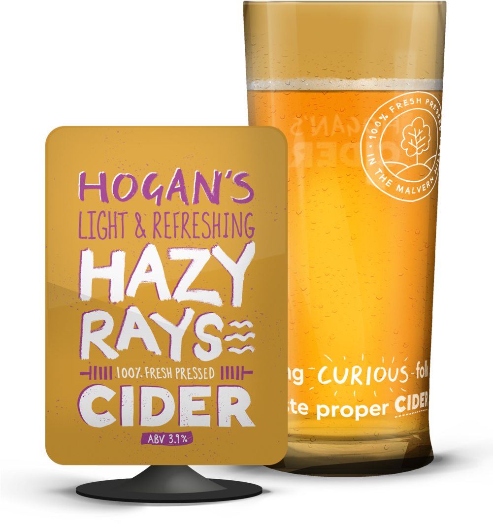 Bib Pintglass Hazyrays - Pint Glass (1000x1400), Png Download