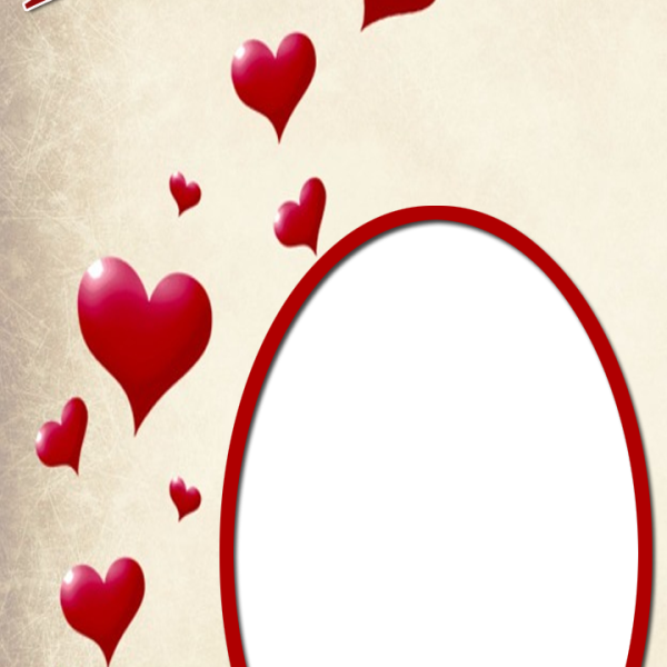 Beautiful Love Frame - Beautiful Love Photo Frames (600x600), Png Download