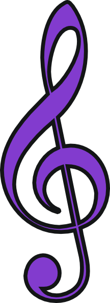 Purple Music Note Png - Printable Music Notes Symbol (216x596), Png Download