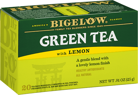 Bigelow Green Tea With Lemon (450x308), Png Download