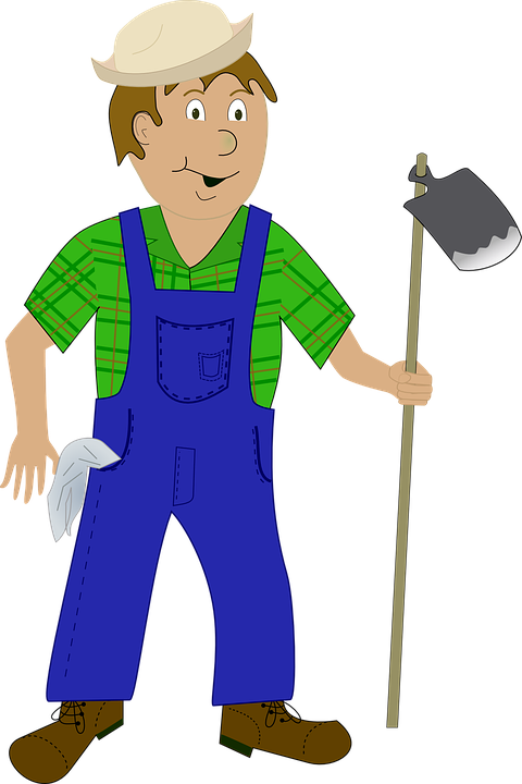 Farm Vector Indian - Farmer Clipart Png (480x720), Png Download