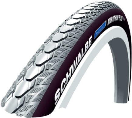 More Views - Schwalbe Marathon Plus Smartguard 24" Wheelchair Tyre (800x600), Png Download