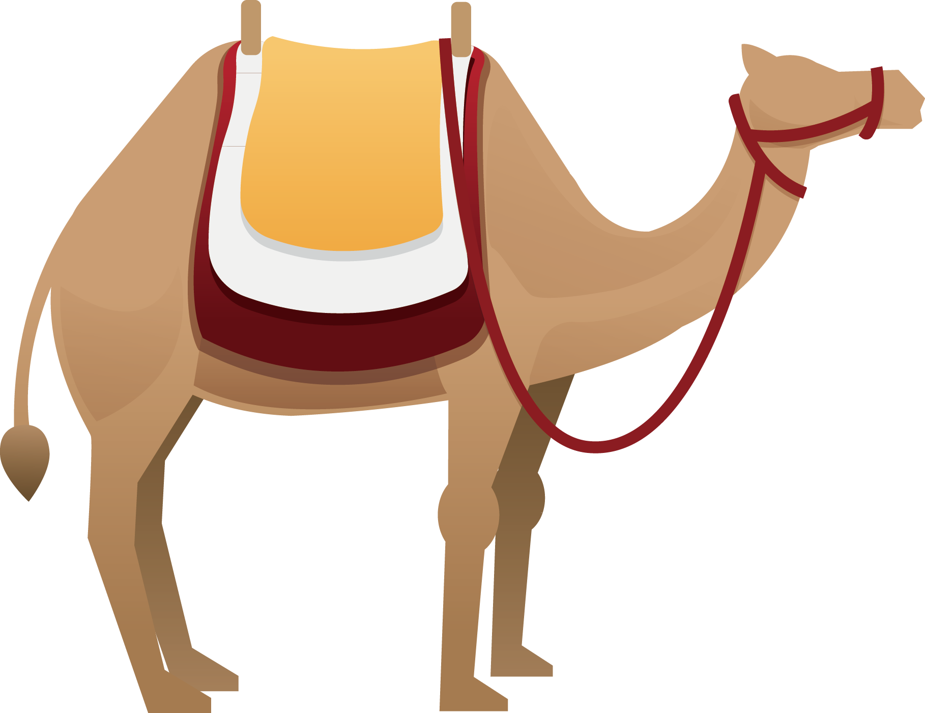 Camels Clipart Horse - Camels Clip Art (1818x1401), Png Download