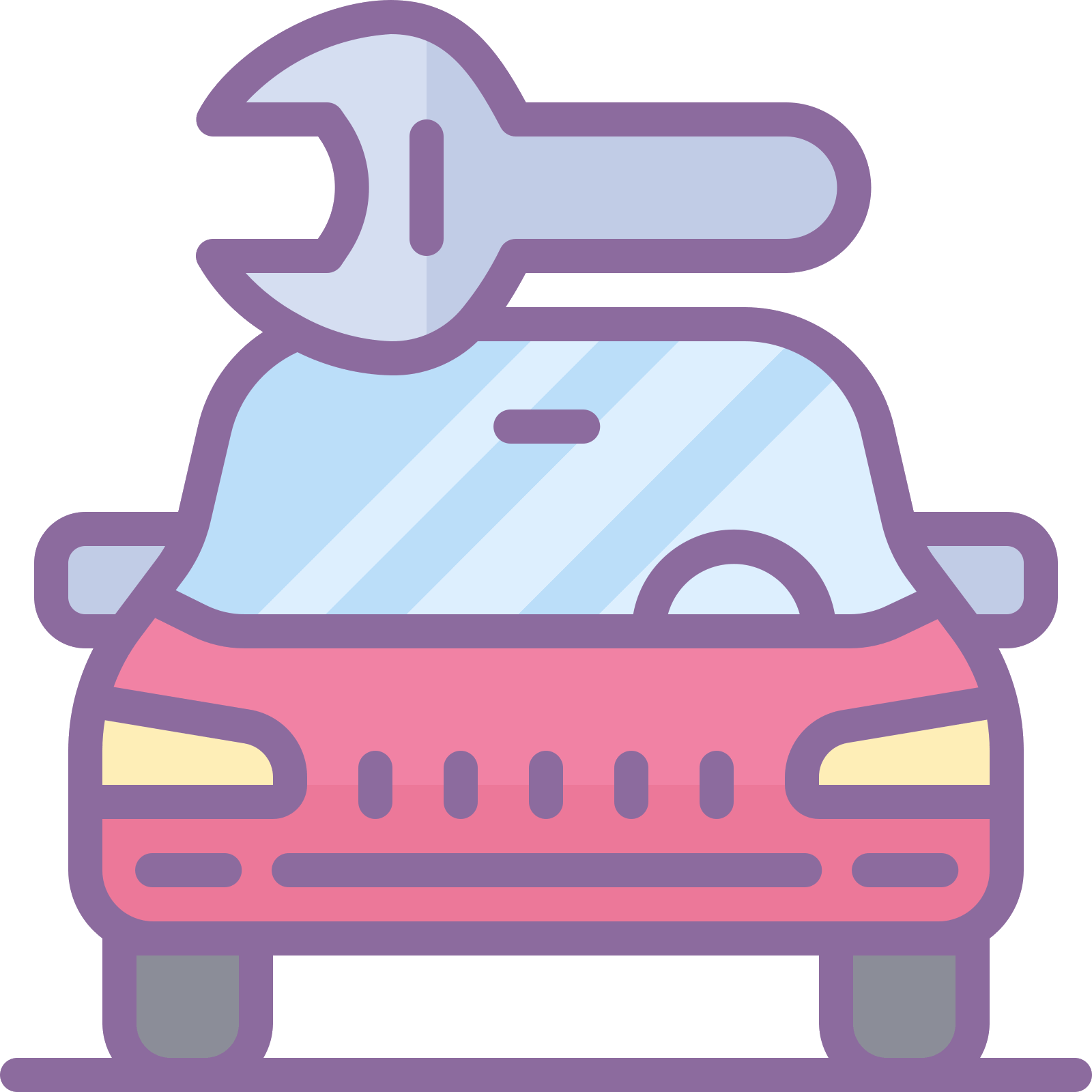 Car Service Icon - Картинки Нарисованные Здания Автосервис (1600x1600), Png Download