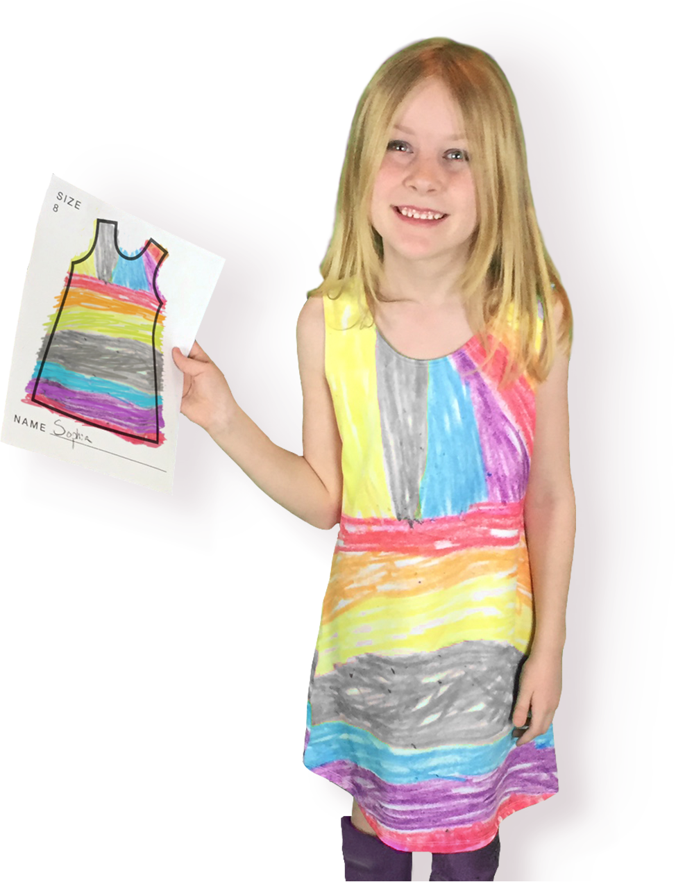 Here's How It Works - Drawings Of App Dresses (974x1270), Png Download