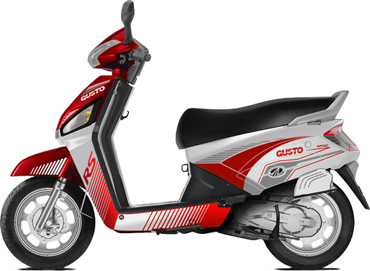 Red - Mahindra Gusto 2018 Price In Bangladesh (528x387), Png Download