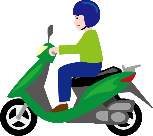 Picture Transparent Download Scooter Clipart Motobike - Motor Bike Clipart Png (631x561), Png Download