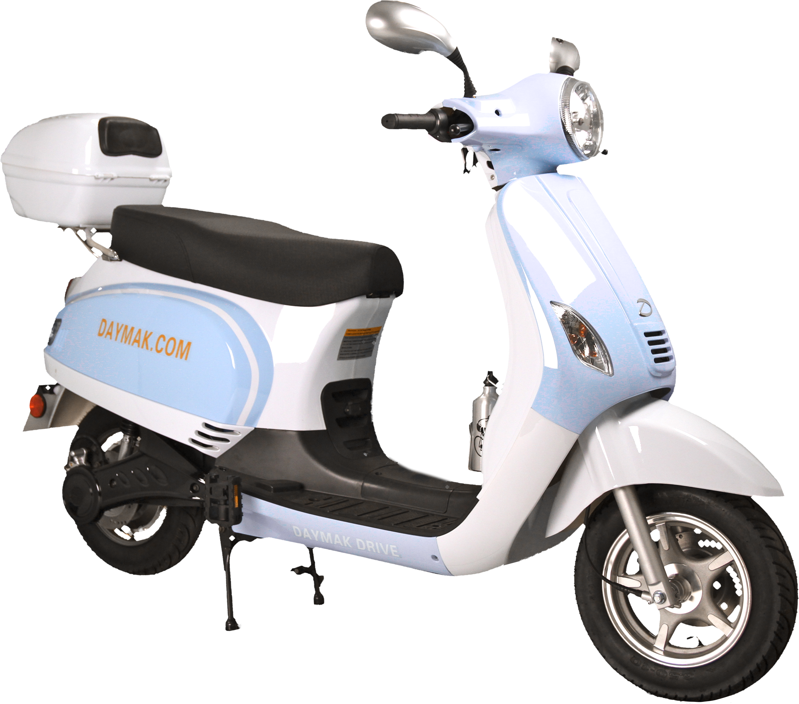 Kick Scooter Transparent Png Sticker - Scooter On Transparent Background (2607x2296), Png Download