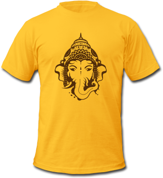 Ganesh T Shirts Printing - Happy Birthday T Shirt Design (378x378), Png Download