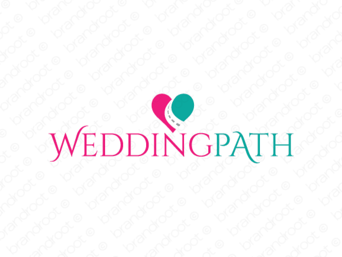 Weddingpath Logo Design Included With Business Name - .com (1100x829), Png Download