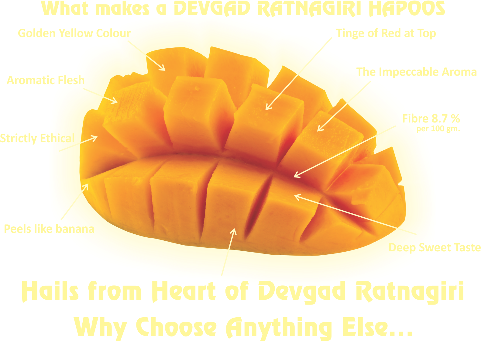 Nutritional Values Devgad Ratnagiri Alphonso Mangoes - Saltnic Tropical Mango (1700x1251), Png Download