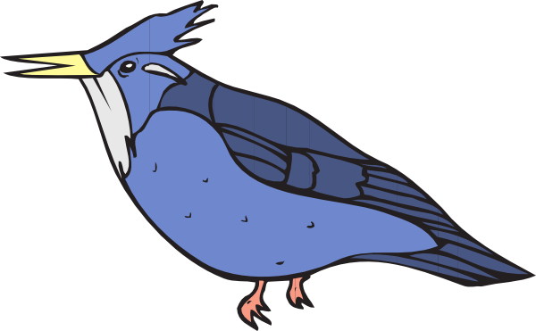 How To Set Use Blue Kingfisher Svg Vector (600x371), Png Download