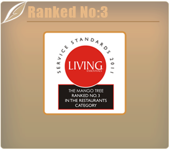 "the Mango Tree Was Awarded The Best Restaurant Award - The Mango Tree (600x533), Png Download