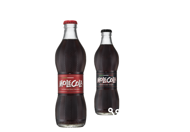 The New Glass Bottle, Called 90 60 90, Comes In The - Molecola Cola Italiana (633x633), Png Download