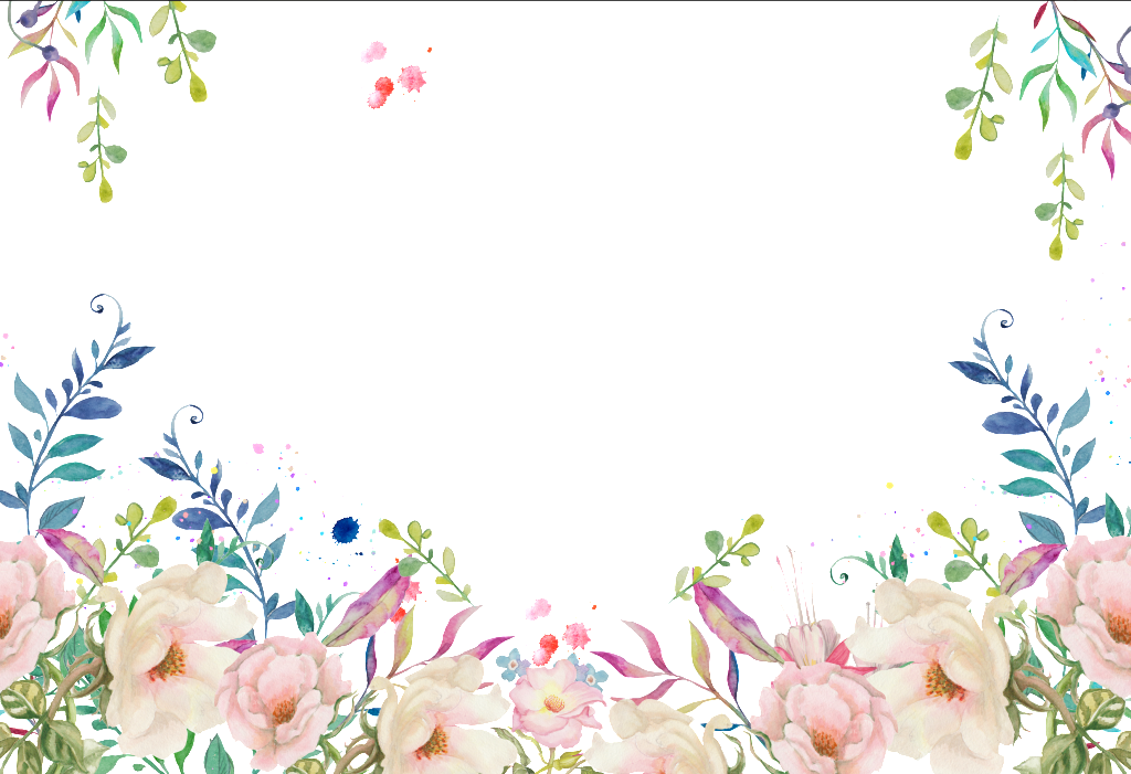 Colorful Flower Jungle Transparent Decorative - Shutterstock Watercolour Flowers (1024x701), Png Download