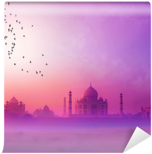 Taj Mahal Sunset Silhouette - ベル・オンム: 美しい男 (400x400), Png Download