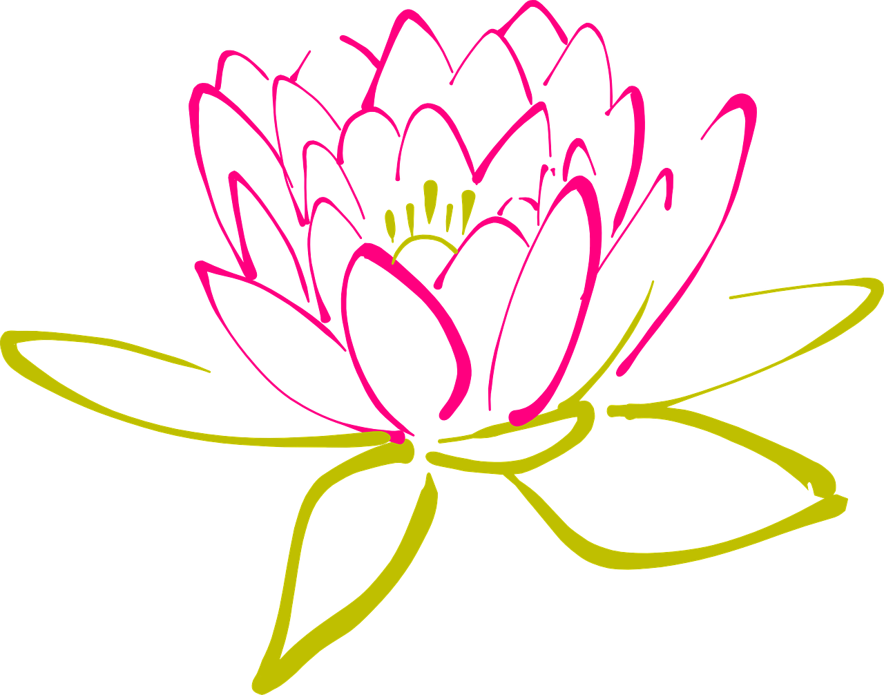 Abstract Flower Clip Art Cliparts And Others Art Inspiration - Abstract Flower Clip Art (600x472), Png Download