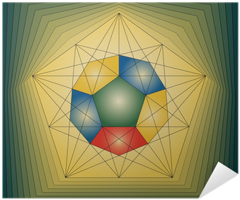 Colourful Logo In A Shape Of Pentagon And Dodecahedron - Collected Fruits Of Occult Teaching: The Classic Theosophical (400x400), Png Download