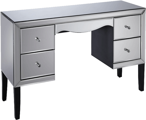 Fluer 4 Drawer Dressing Table - Lowboy (700x411), Png Download