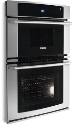 30'' Wall Oven And Microwave Combination With Wave-touch® - Electrolux Ew27mc65js Wave-touch 27" Stainless Steel (391x399), Png Download