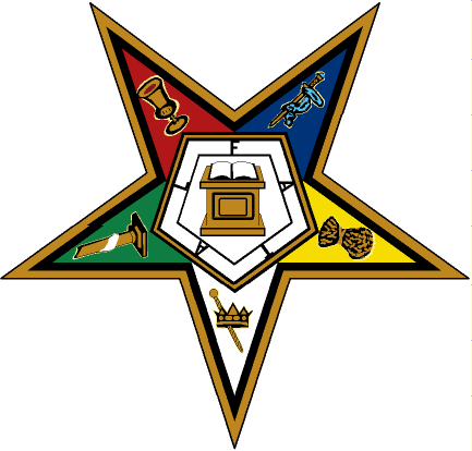 The Masonic And Secret Societies Eastern Star Colourful - Eastern Star Masonic (433x414), Png Download