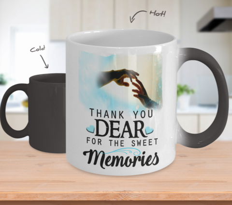 Thank You Dear For The Sweet Memories Color Changing - Thank You For Sweet Memories (480x424), Png Download