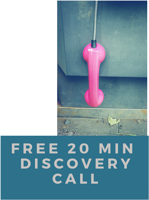 Free 20 Min Discovery Call - Vintage Pink Phone Receiver Journal: 150 Page Lined (800x800), Png Download