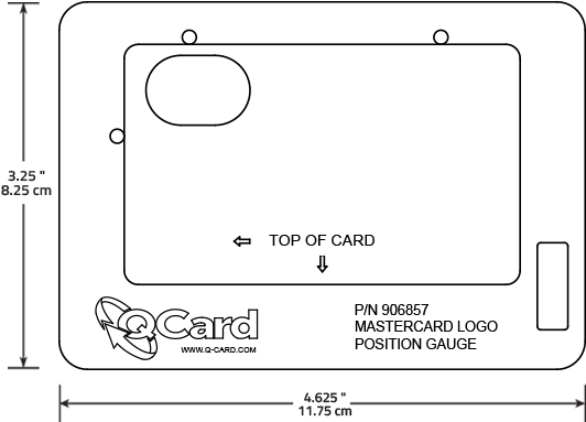 Mastercard Logo Position Gauge Outline - Mastercard Dimensions (600x401), Png Download