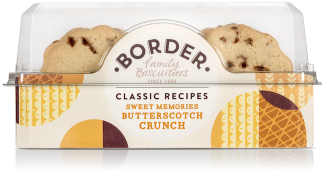 Bor006 - Border Biscuits Border Butterscotch Biscuits 150g (700x459), Png Download