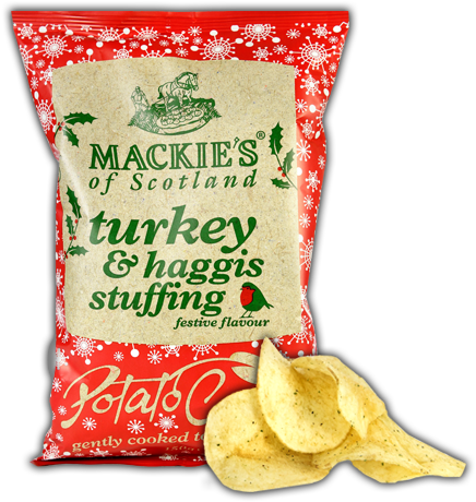 Turkey & Haggis Stuffing - Haggis Crisps (445x479), Png Download