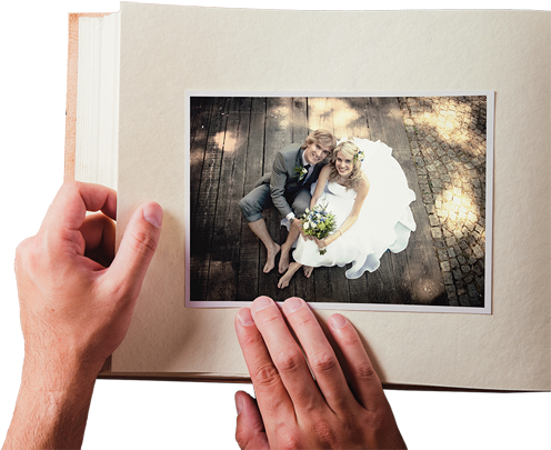 Ten Tips For A Successful Wedding Album - Wedding (500x500), Png Download