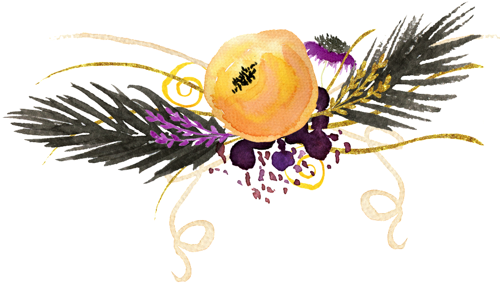 Flying Orange Flower Transparent Decorative - Eleville 8x10 Strong Beautiful Brave Courageous Floral (1024x653), Png Download