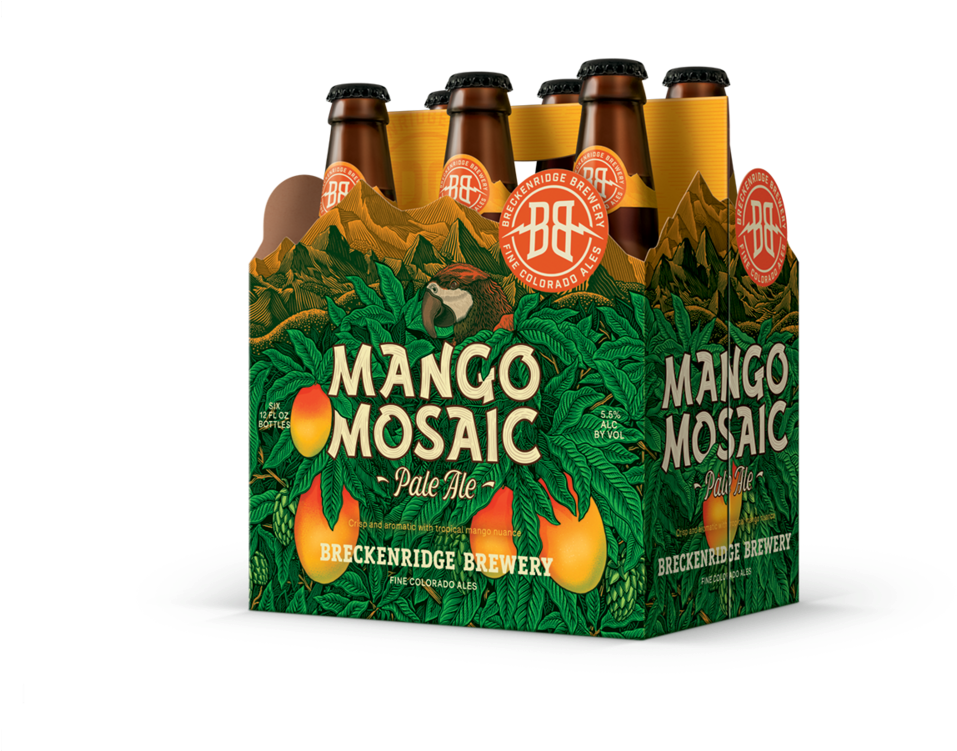 Mango Mosaic Pale Ale - Breckenridge Brewery Vanilla Porter (1000x750), Png Download