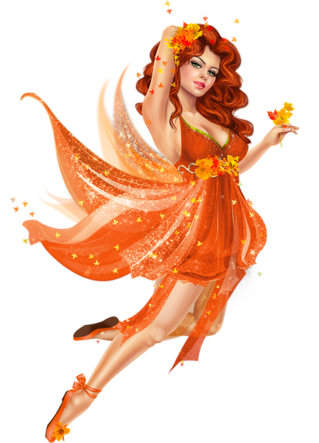 Autumn All About Fashion, Tank Tops, Autumn, Woman, - Vintage Woman Automne Transparent Tubes (460x638), Png Download