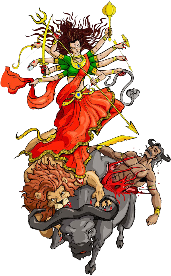 Navratri Starting From Thursday, Book Your Home In - Navratri Images Png Hd (670x976), Png Download