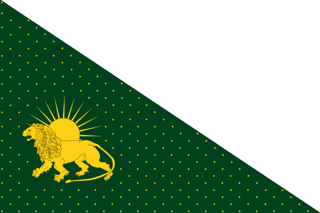 Flag Of Mughal Empire - Flag Of The Mughal Empire (800x534), Png Download