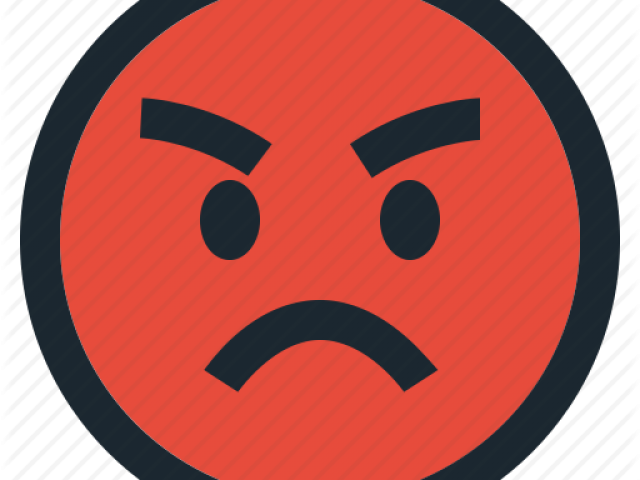 Angry Smiley Face - Modaal Just Killin (640x480), Png Download