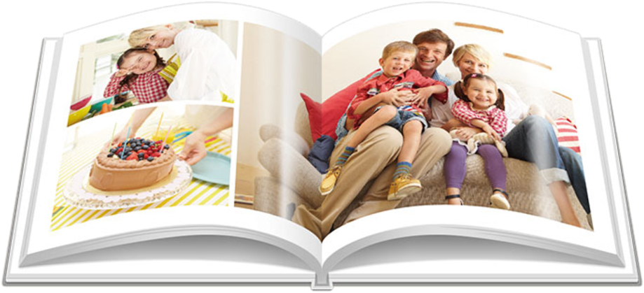 Canon Hdalbum Ez Photo Book Printing App - Album Book Hd (1000x453), Png Download