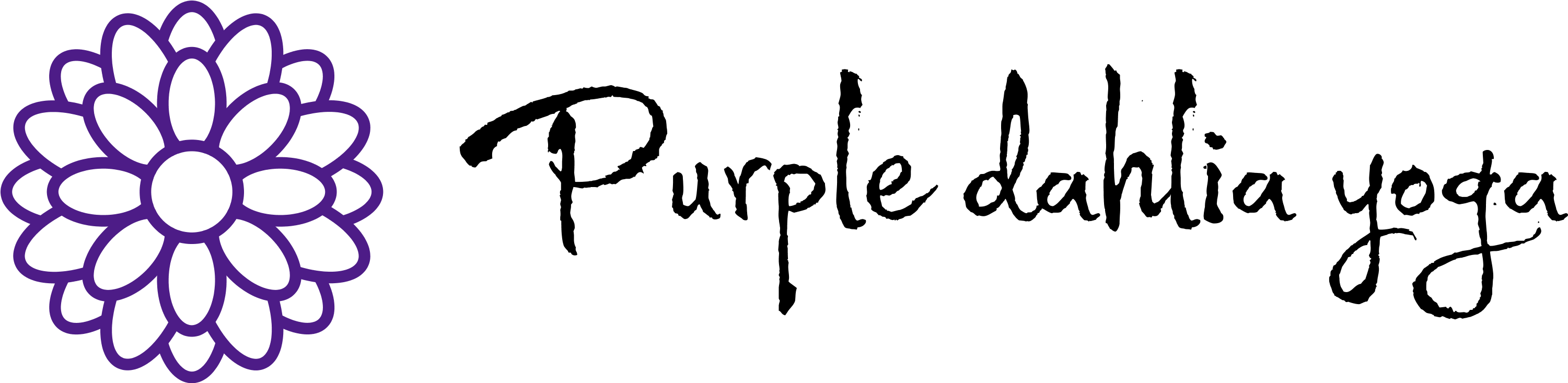 Download The Dahlia Flower Represents Grace Calligraphy PNG Image with No Background