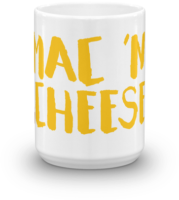 Mac 'n Cheese Coffee Mug - Macaroni And Cheese (500x500), Png Download
