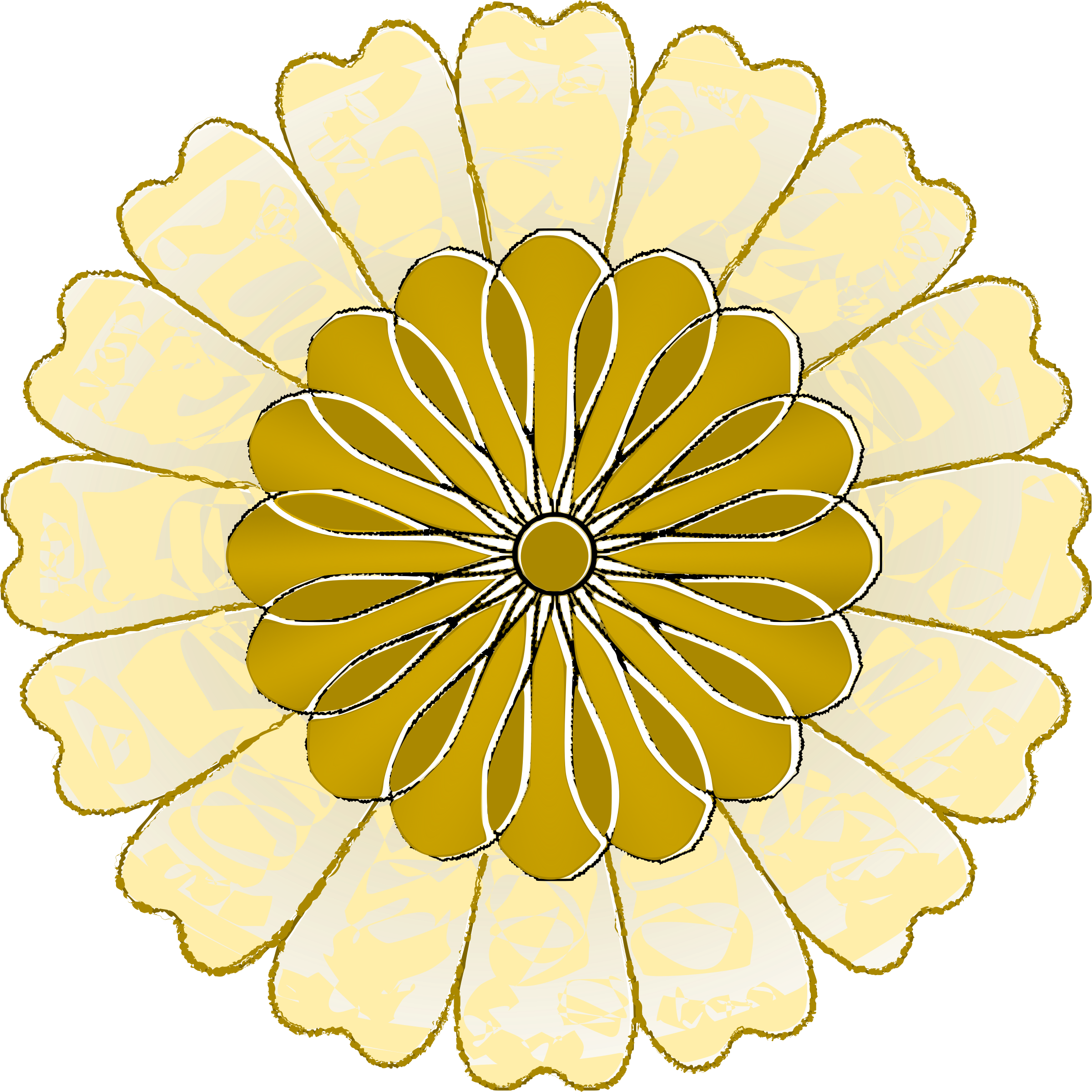 Marigold Flower Clipart - Clip Art (2400x2400), Png Download