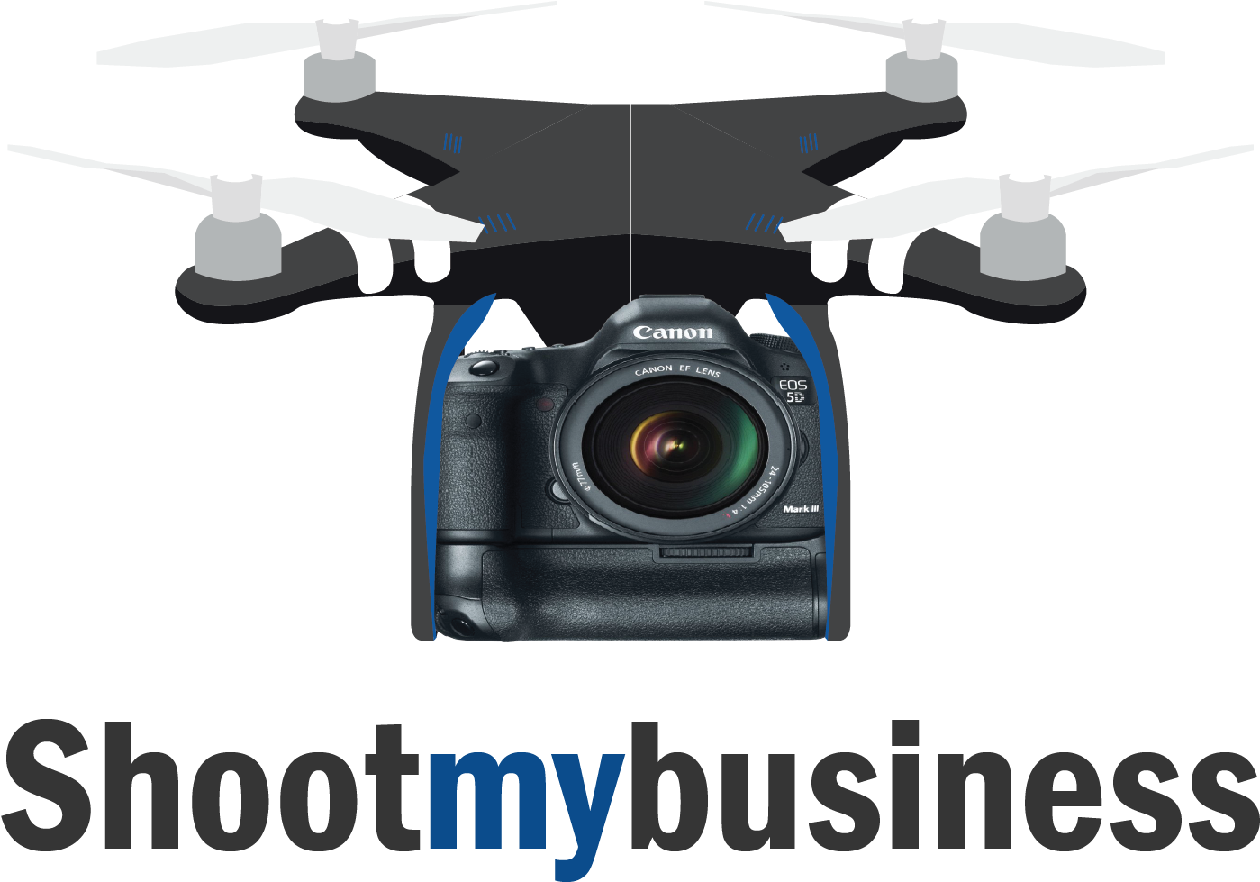Logo Design By Uzairkhan 9497 For Shoot My Business - Canon Bg-e11 (5261b001) Battery Grip For Eos 5d Mark (1405x1006), Png Download
