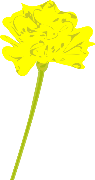 This Free Clipart Png Design Of Yellow Marigold Clipart (312x592), Png Download
