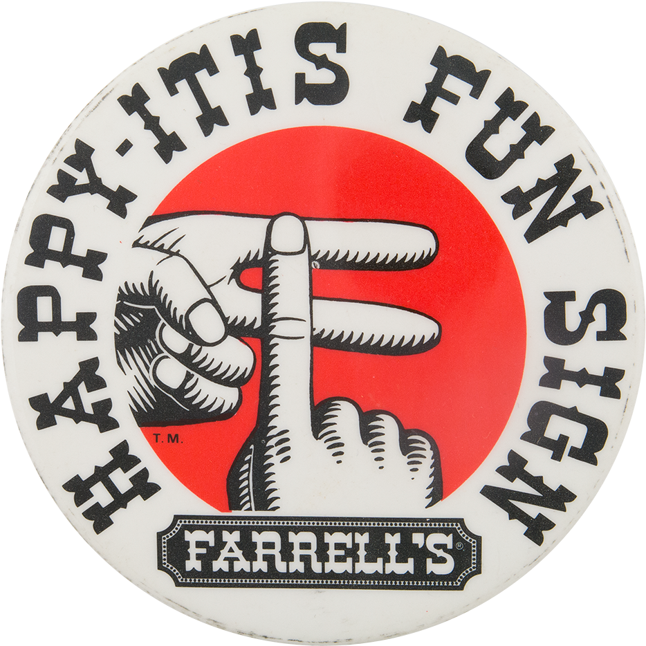 Farrell's Fun Sign Sign Advertising Button Museum - Emblem (1000x992), Png Download