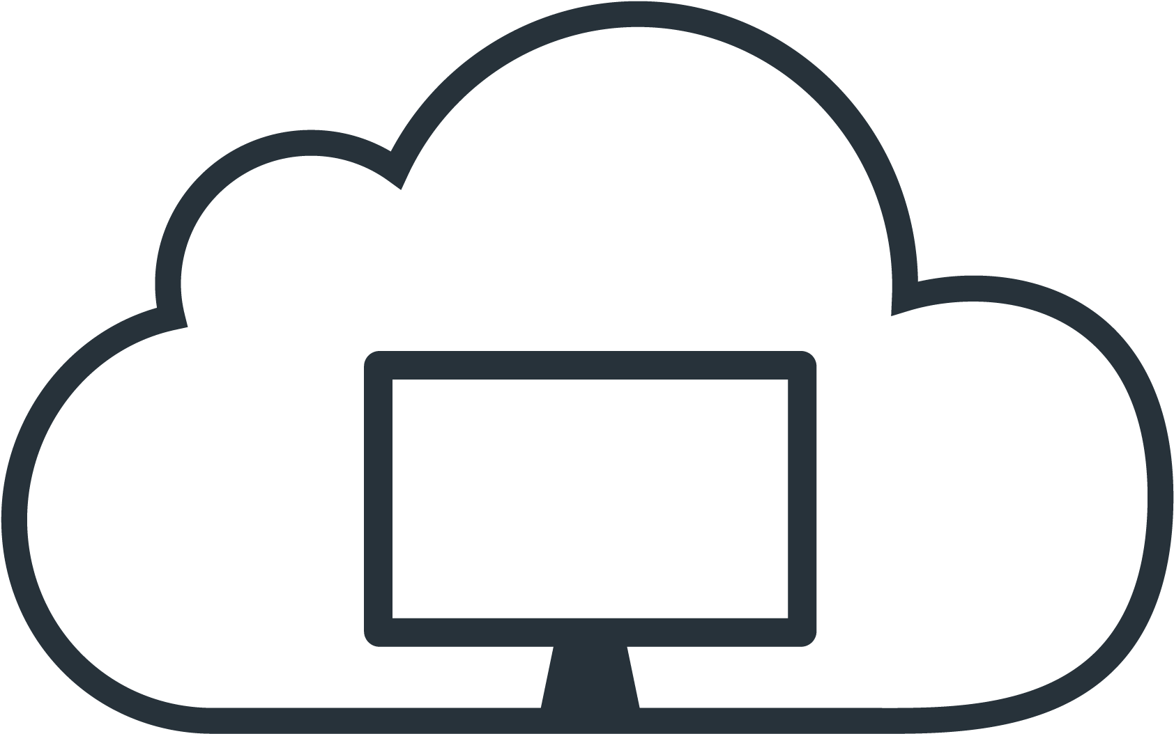 Download Cloud Web Hosting - Line Art PNG Image with No Background ...