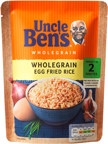 T3170 Ub Wholgrain Egg Fried Rice 250g - Uncle Ben's Egg Fried Rice (500x500), Png Download