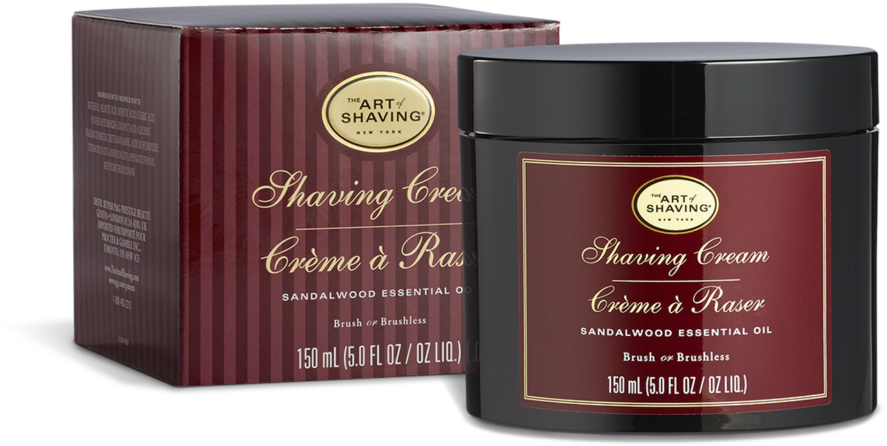 The Art Of Shaving - Shaving Cream – Sandalwood Essential Oil – The Art (1400x1400), Png Download