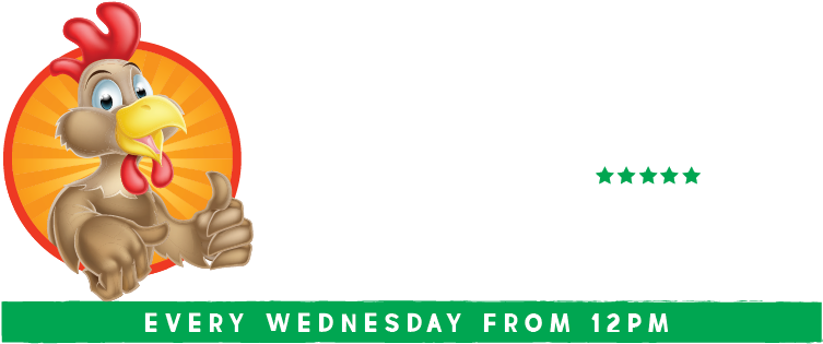 Alright Hen - Chicken (843x355), Png Download
