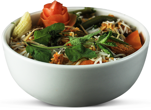 Veg Biryani - Collard Greens (510x550), Png Download